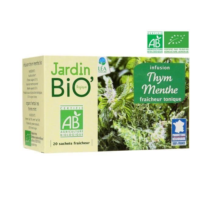 Infusion thym menthe bio 30.000 GR Jardin Bio