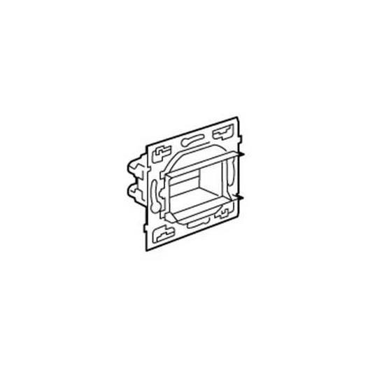 plaque de prise legrand 084800 - mécanisme sagane - obturateur à vis - pour mise en fonction attente - livré sans serre-câble