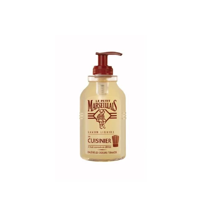 LOT DE 9 - LE PETIT MARSEILLAIS Savon liquide Cuisinier citron - pompe de 300 ml
