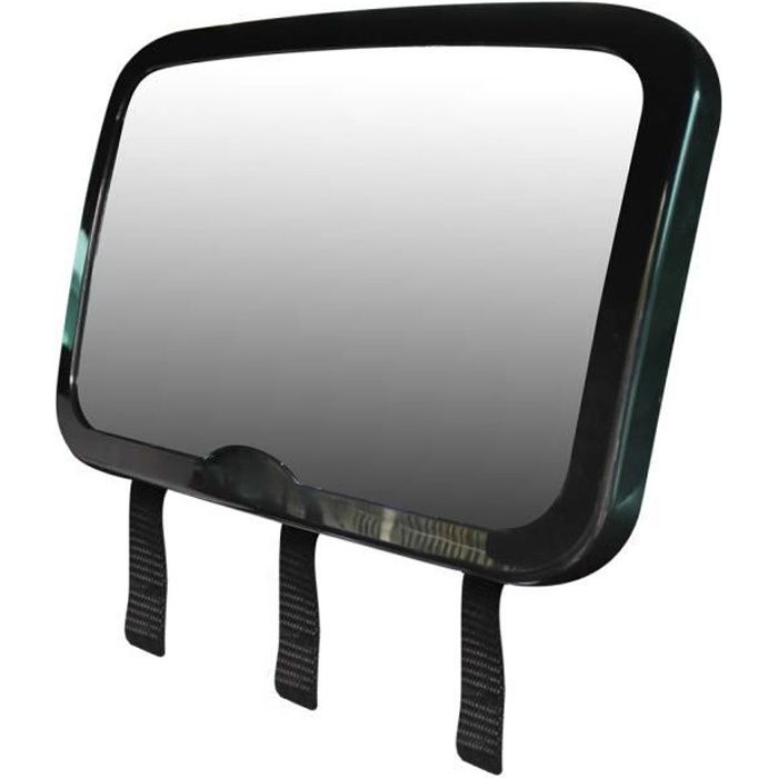 Miroir voiture pour bébé 2 en 1 avec sangles pour jouets ou accessoires - Monsieur Bébé