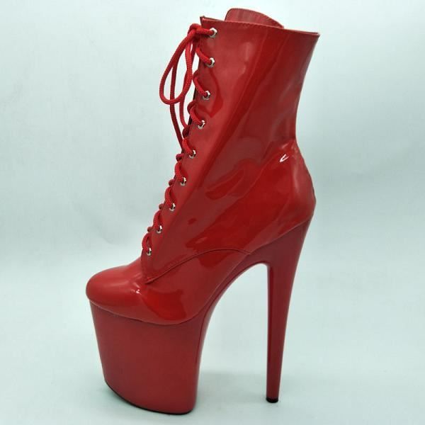 Chaussures de danse,LAIJIANJINXIA nouvelle mode femmes 15 cm-17 cm-20 cm talons hauts p?le danse chaussures bo?te de nuit plate-fo