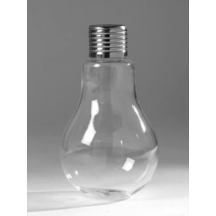 Vase ampoule en verre (H.11cm)