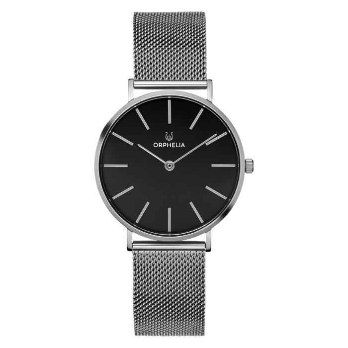 ORPHELIA - Montre Homme - Quartz Analogique - Bracelet Acier inoxydable Argent - OR62808