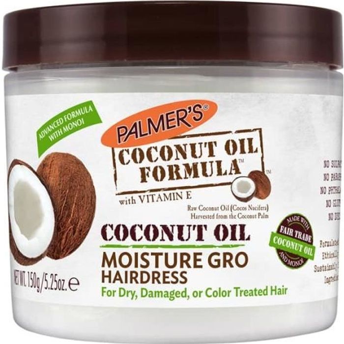 Palmer's - Baume capillaire à l'huile de coco 150g - sans parabène