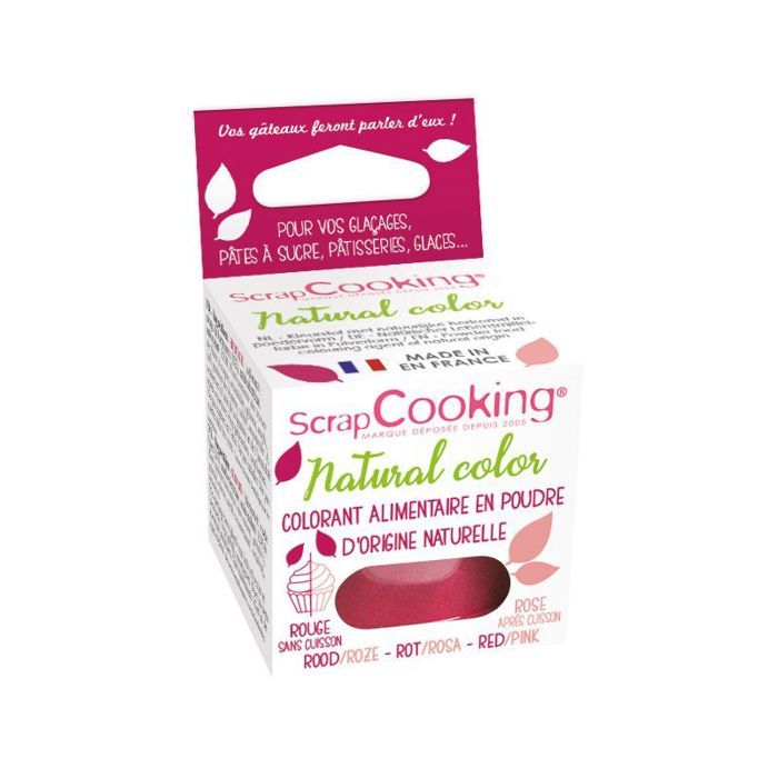 SCRAPCOOKING - Colorant alimentaire naturel rouge