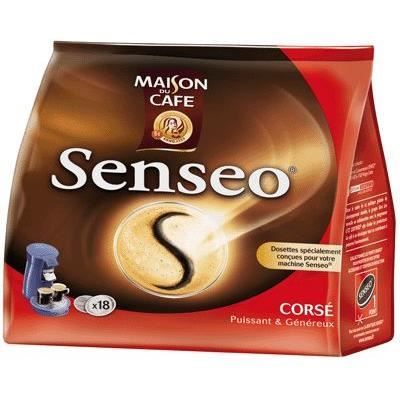 Café corsé x18 dosettes 125g Senseo