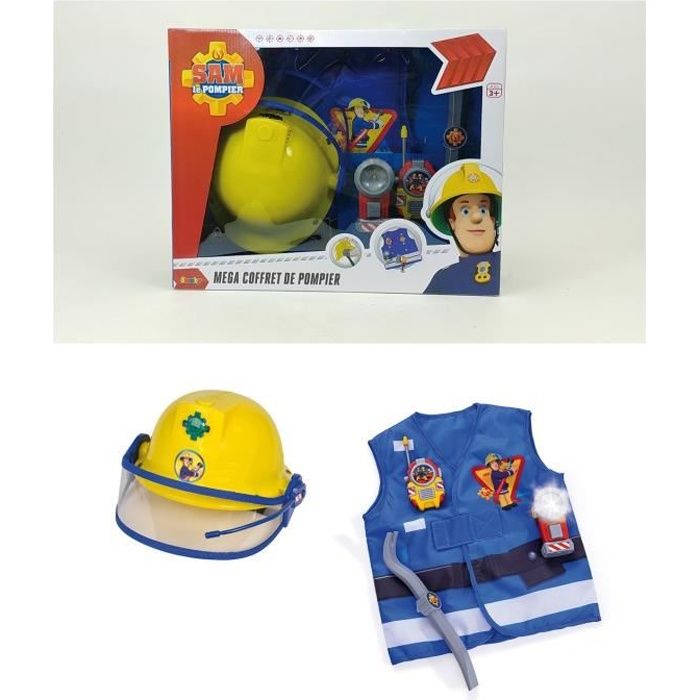 SAM LE POMPIER Kit Pompier + Casque