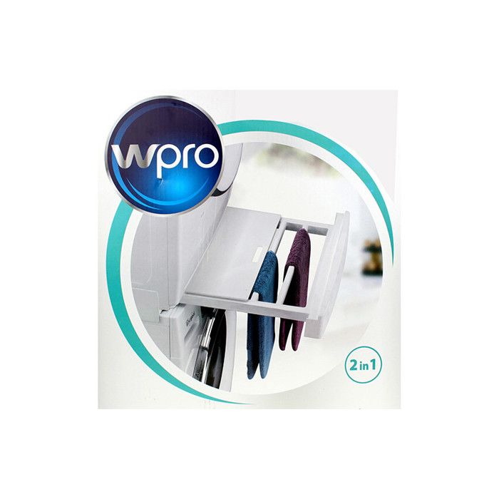 Wpro SKP101 Kit de superposition 2 en 1 lave-linge / sèche-linge avec sèchoir d'appoint