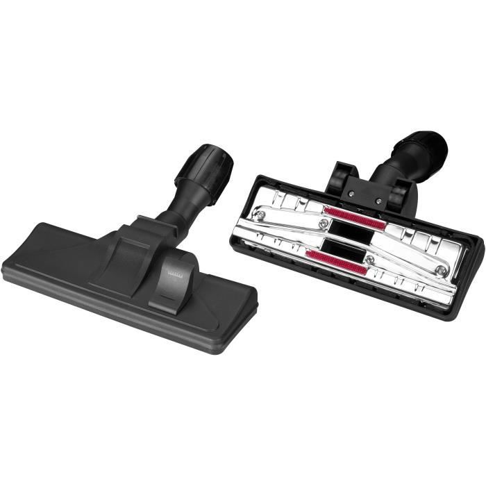 WPRO BRU002 Brosse classique diam 32mm Double articulation - pédale - toutes surfaces (Nilfisk, Rowenta, Electrolux, Tornado...)