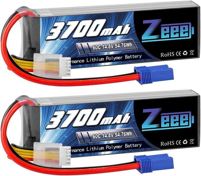 Batterie Lipo RC 7,4 V 1500 MAh - Pour Avions T39, T40, F39, F49RC, 822 - Prise JST Femelle - Taux Décharge 15C