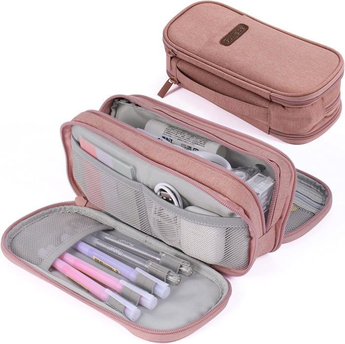 Fringoo Trousse à crayons personnalisable pour enfants 2 compartiments Fringoo Trousse à crayons personnalisable pour enfants 2 compartiments