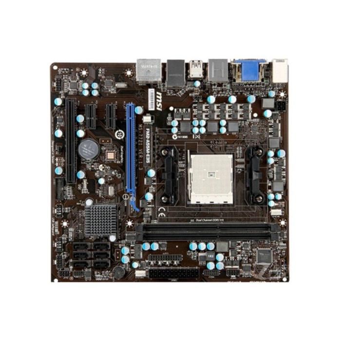 Carte mère MSI FM2-A55M-E35 AMD A55 Socket FM2 2xDDR3 SDRAM 32 Go Micro ATX - Reconditionné MSI sur Cdiscount Seconde Vie