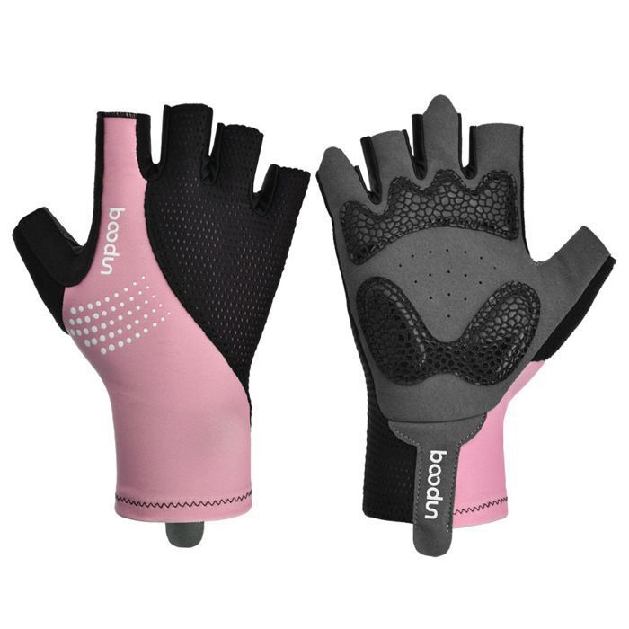 Gants Cyclisme Demi-doigts FDX - Paume Gel Rembourrée, Tissu Respirant, Bande Velcro - VTT, Route, Fitness - 6