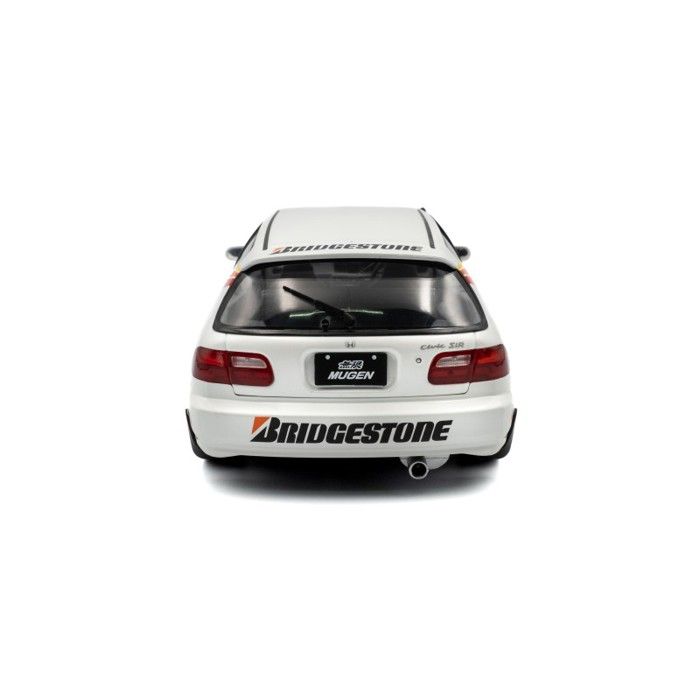 Solido Honda Civic EG6 Mugen Racing 1992 - Miniature 1/18 blanche (montée métal)