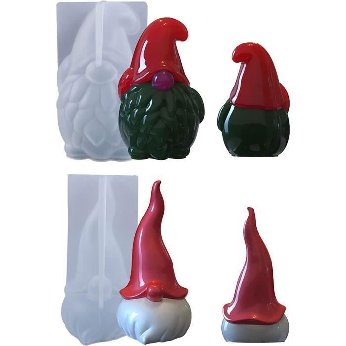 Tuzsocr Moules à Bougies 3D En Silicone - Gants De Noël - Moule à Bougie - Moule De Décoration