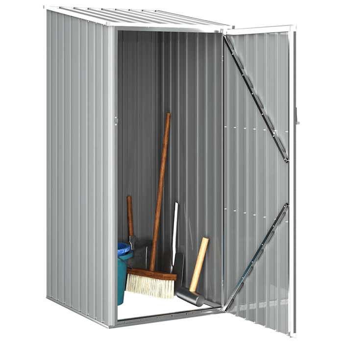 Vidaxl Printemps 2026 Abri de jardin Gris 87x98x159 cm Acier galvanisé 2_761270 - vue 2