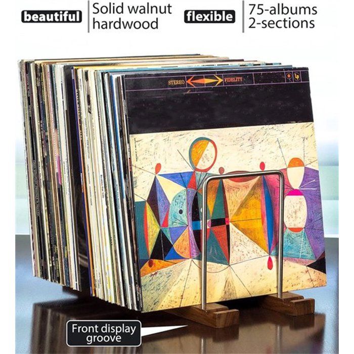 Étagère de rangement - Système de rangement pour disques vinyles - Systèmes de rangement pour CD/DVD - Étagère pour CD