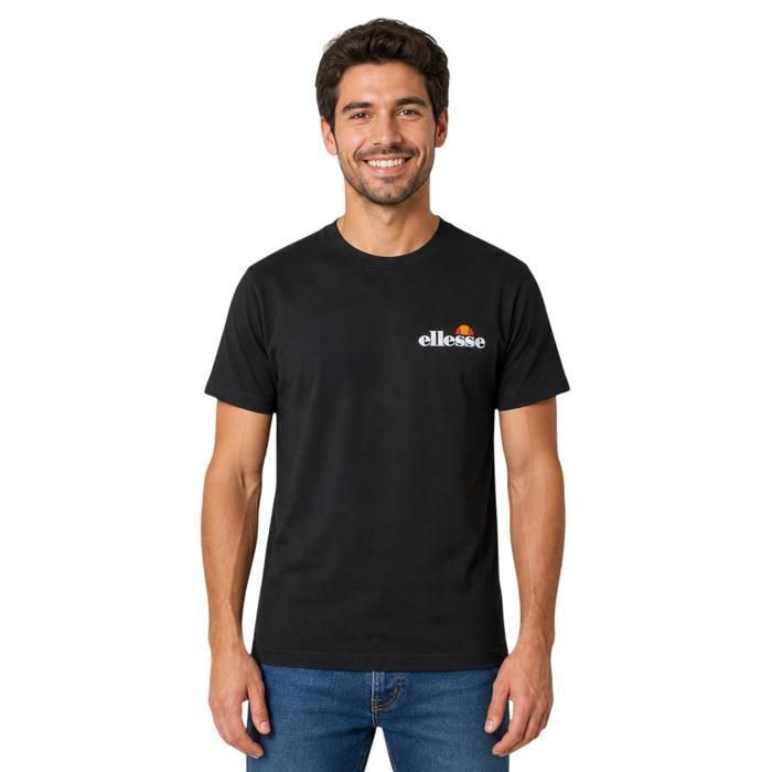 ELLESSE - Tee shirt - noir - L - Noir - Tee-shirts & débardeurs Homme