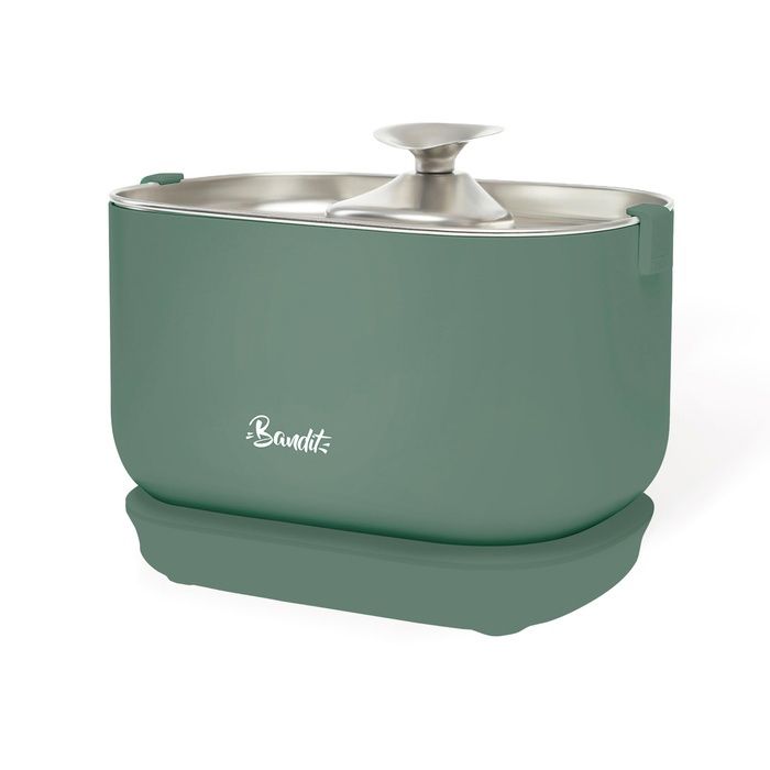 Bandit - Fontaine à Eau Filaire pour Chat 2 5L - Filtration 4 étapes - Ultra silencieuse érieure 30dB - Acier Inoxydable  MANGEOIRE