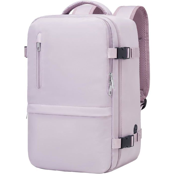 Sac à dos cabine violet crépusculaire  - 40x30x20 cm - 24 l - Port USB - Étanche - Fermeture éclair