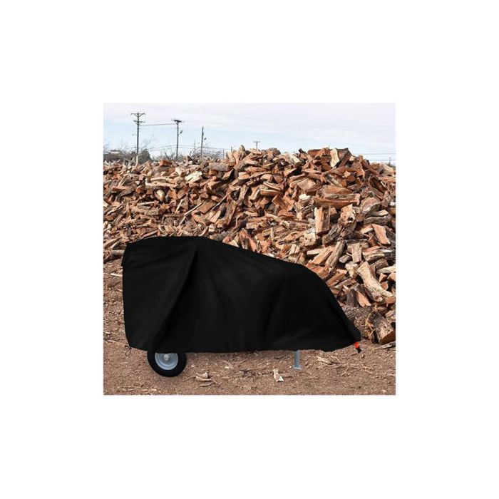 Protecteur étanche et anti-poussière pour fendeuse de bûches et séparateur de bois - Housse pour machine à couper le bois-Noir 210cm