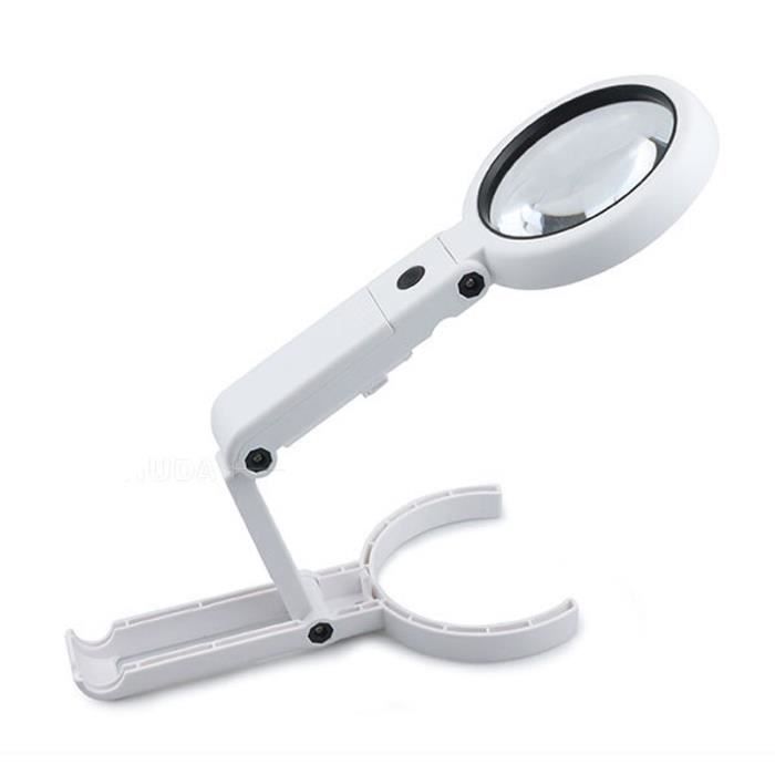 Loupe à LED Portable 30X 60X, Loupe Pour Bijoux, Microscope Poche Lumiere Uv Pince 98670265