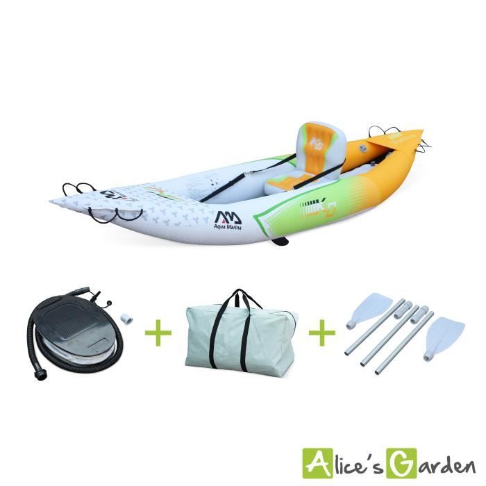 Canoë kayak gonflable 1 place Betta K0 10'3" 3,12m bateau monoplace