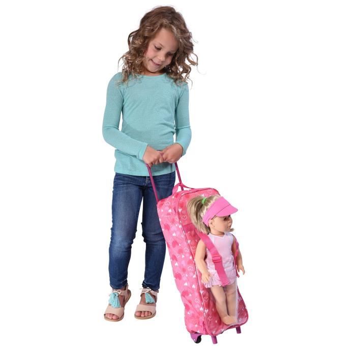 poupee avec valise