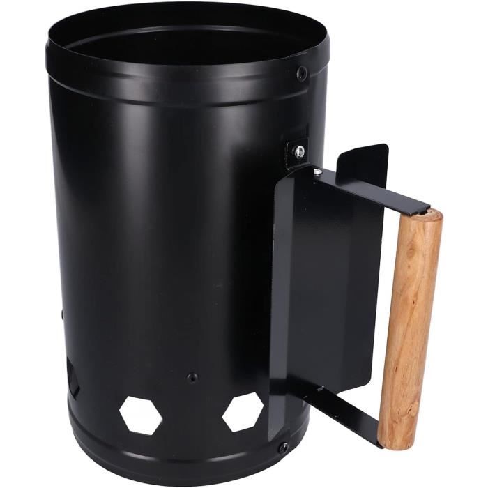 Akozon Allume-feu De Cheminée Au Charbon Démarreur De Cheminée Au Charbon De Bois Allume-feu De