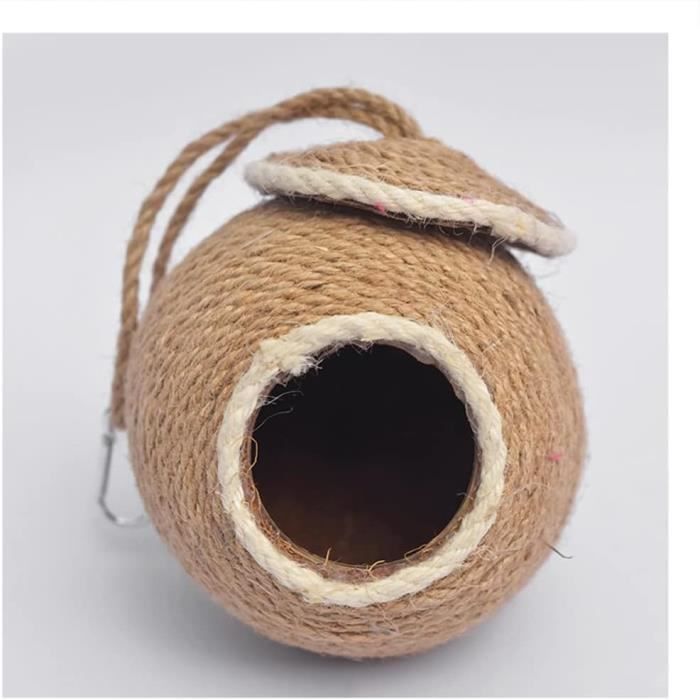 Nichoir Oiseaux Tissé,Nid Oiseau Fait À La Main,Maison Oiseaux