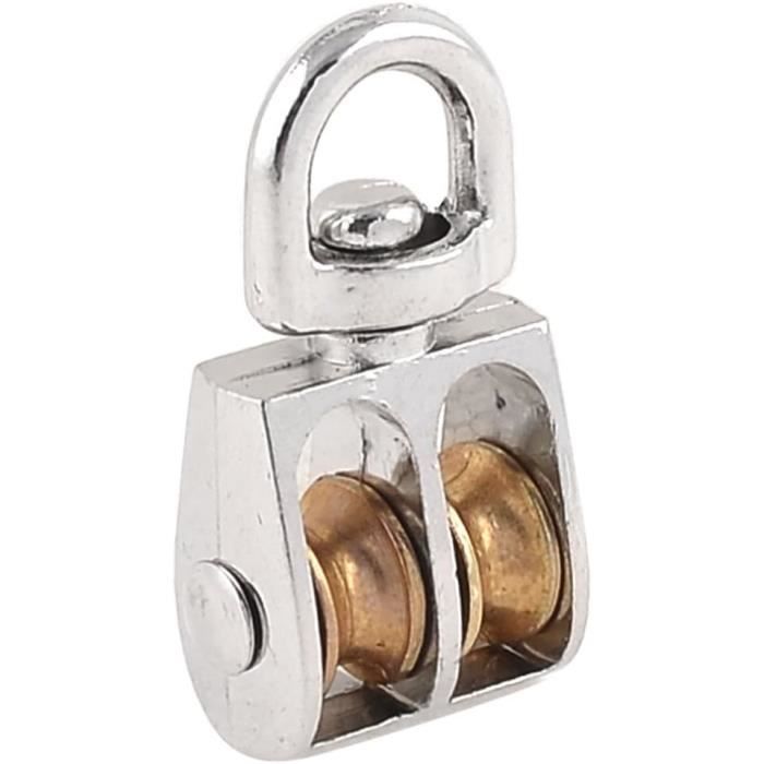 Poulie à Une Rainure 12 Mm Diamètre Fixe Alliage Aluminium - Pour Courroie Ronde PU 6 Mm