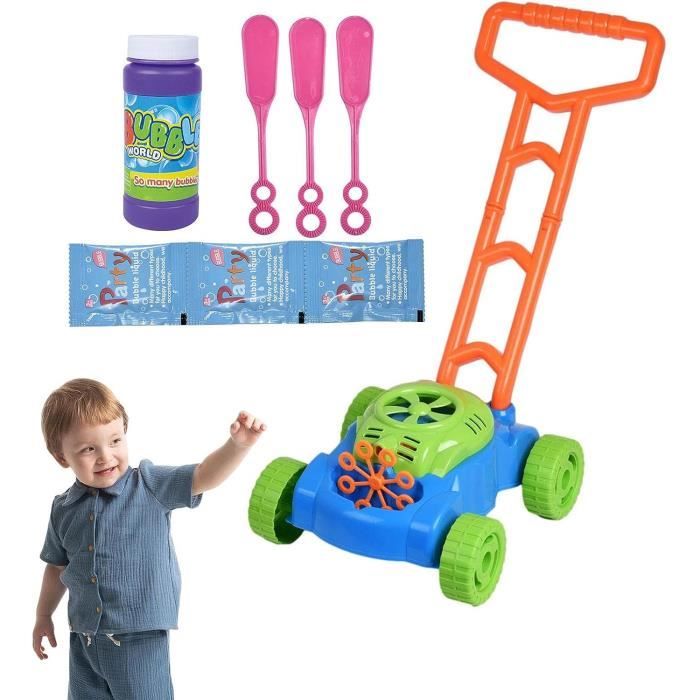 Tondeuse ?? Bulles - Jouet De Chariot ?? Bulles Pour Enfants - Jouets ?? Pousser Interactifs En 