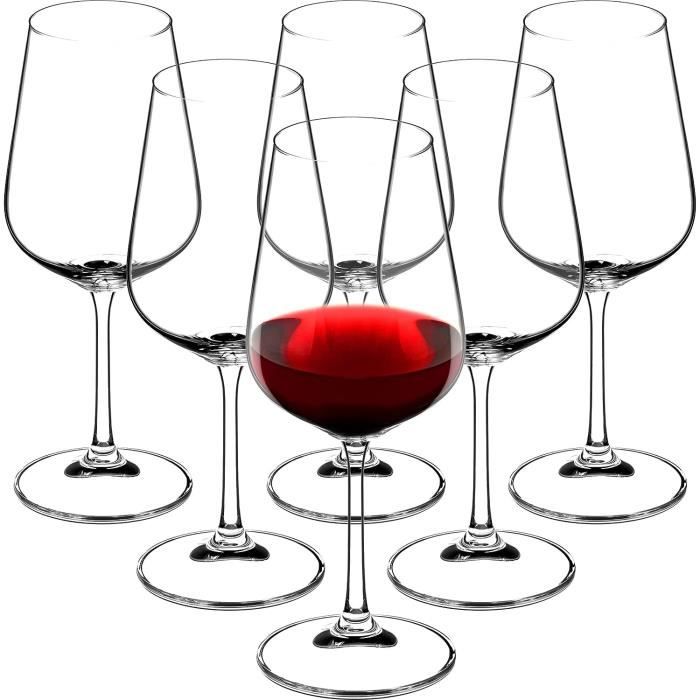 Ritzenhoff 6161001 Verre à vin rouge 500 ml - série cristal de cœur - set de 2 avec motif en or rose - Made in Germany