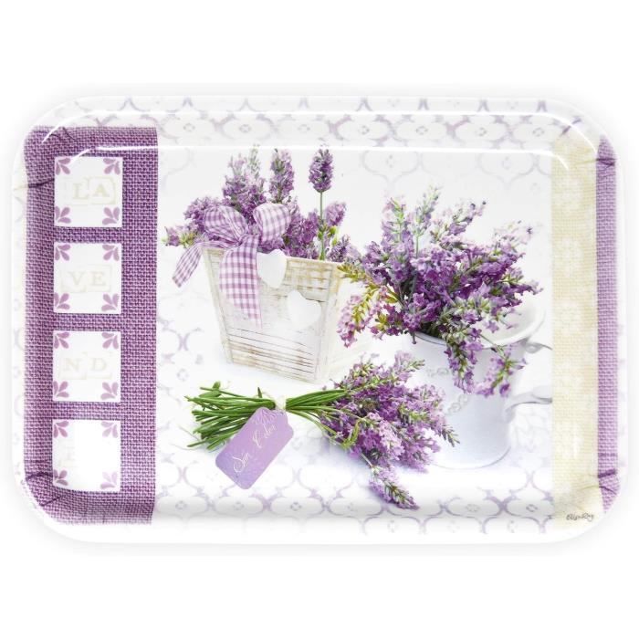 Plateau De Service Mélamine Zeal Motif Pois Rose 18x14cm - Mini Plateau Rectangulaire