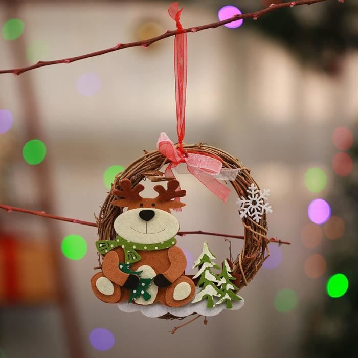 Guirlande De Noël Décorée Avec Boules Blanc 5 M