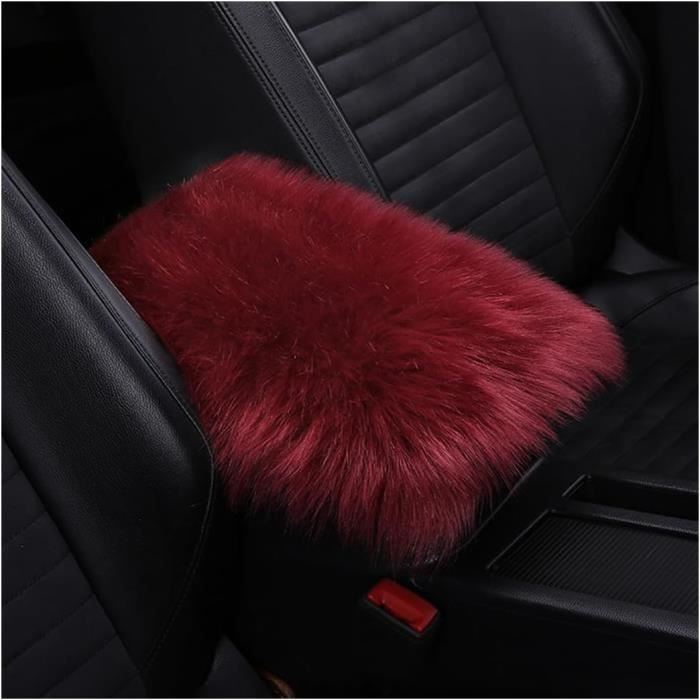Paire de dés en peluche rouge en forme de cœur pour rétroviseur de voiture, dés de décoration carrés rétro pour accessoires de suspension de voiture de 7,6 cm