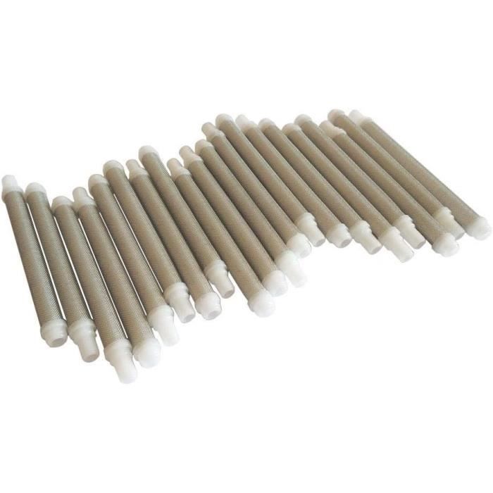 Lot De 5 Filtres Pour Pulvérisateur Airless Peinture - Maille 60 - Noir/Gris - Marque Uxcell