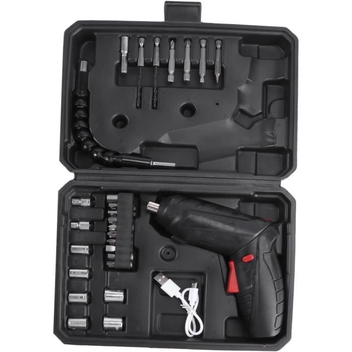 DEKO-Perceuse sans fil sans balais 20V, mini tournevis électrique 350N.m, visseuse à percussion pour le bricolage à la maison  1420