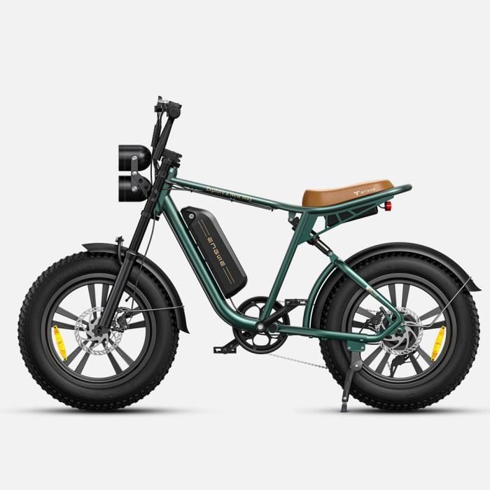 Vélo électrique tout suspendu ENGWE M20 - Vert - 20 pouces - 45 km/h - Batterie 13Ah - Moteur 750W