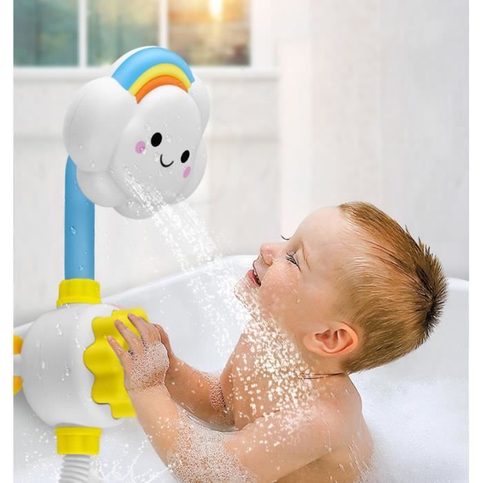 Jouets De Bain Pour Bebe Arroseur En Forme De Nuage Jouets De Salle De Bain Cdiscount Puericulture Eveil Bebe