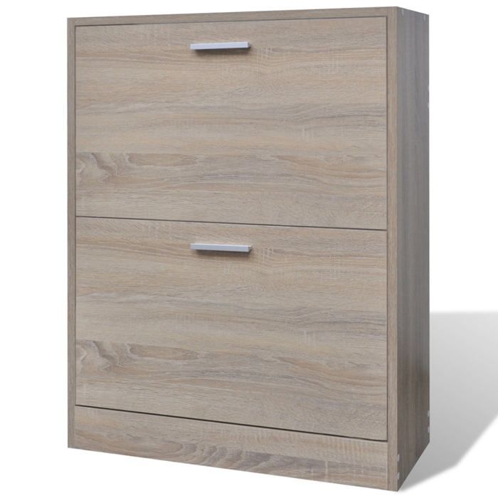 Meuble armoire à chaussure bois tiroirs 12 paires 2002041 Meuble armoire à chaussure bois tiroirs 12 paires 2002041