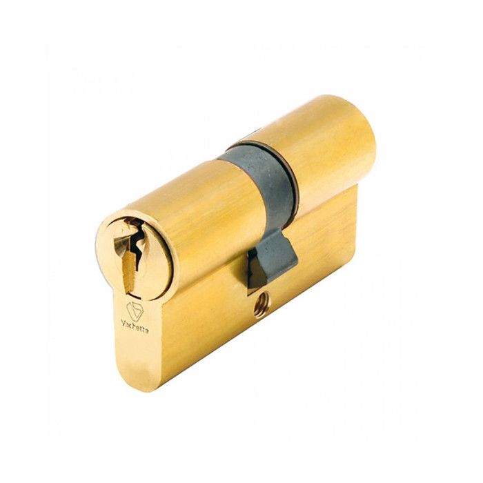 Cylindre de serrure - VACHETTE ASSA ABLOY - V5 - Laiton varié - 2 entrées - 30 mm