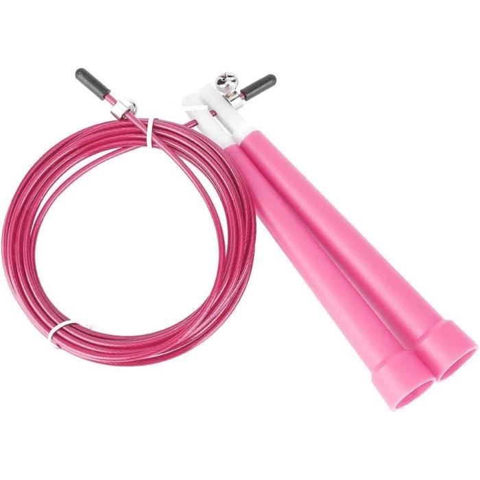 CORDE A SAUTER,Rose--corde à sauter de vitesse professionnelle