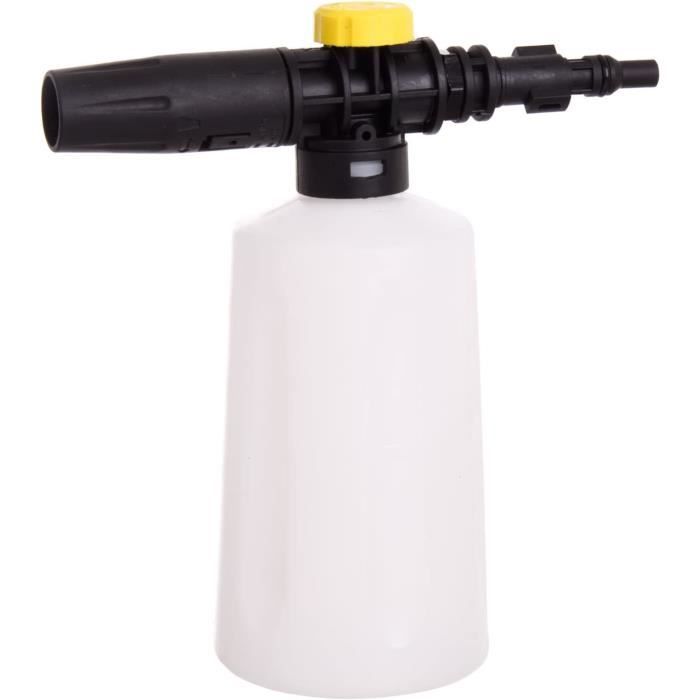 Lance À Mousse De Neige 1L Réglable De Buse Canon À Mousse Compatible