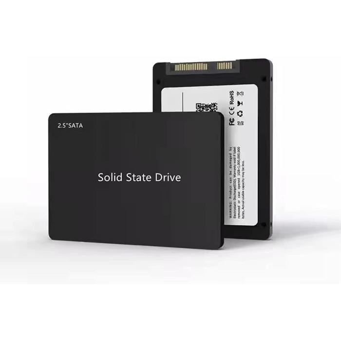 2To SSD,Disque Dur Interne,SSD,Disque Dur Externe SSD 3D NAND Flash SLC,  2.5 SATA III jusqu'à 500mb/s pour Ordinateur Portable,Tablette,Ordinateur  de Bureau,PC : : Electronics