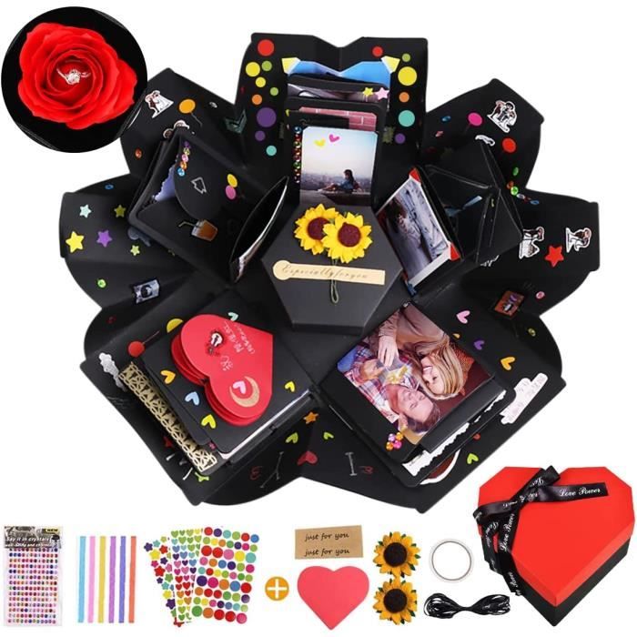 Boîte Cadeau Pop-up Explosive – Kit DIY Pour Surprises, Anniversaire, Demande En Mariage