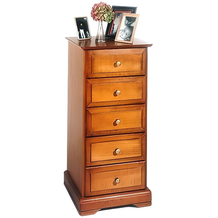 Chiffonnier Style Louis Philippe 5 Tiroirs Alsace Achat Vente