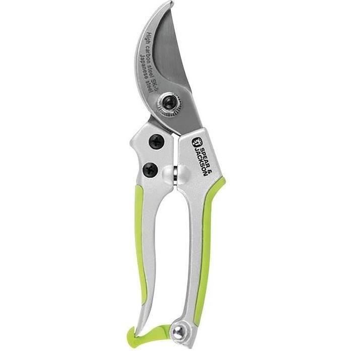 Sécateur bimatières de 18 cm coloris jaune Spear & Jackson
