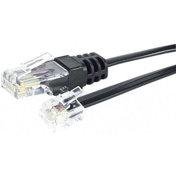Cable Telefono Rj45 CONECTICPLUS Câble RJ45 RJ11 téléphone 3m RNIS - Cdiscount Informatique
