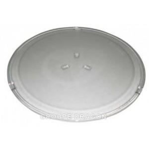 Plateau en verre pour micro-ondes - Brandt - Diamètre 30cm - Pièce dorigine constructeur